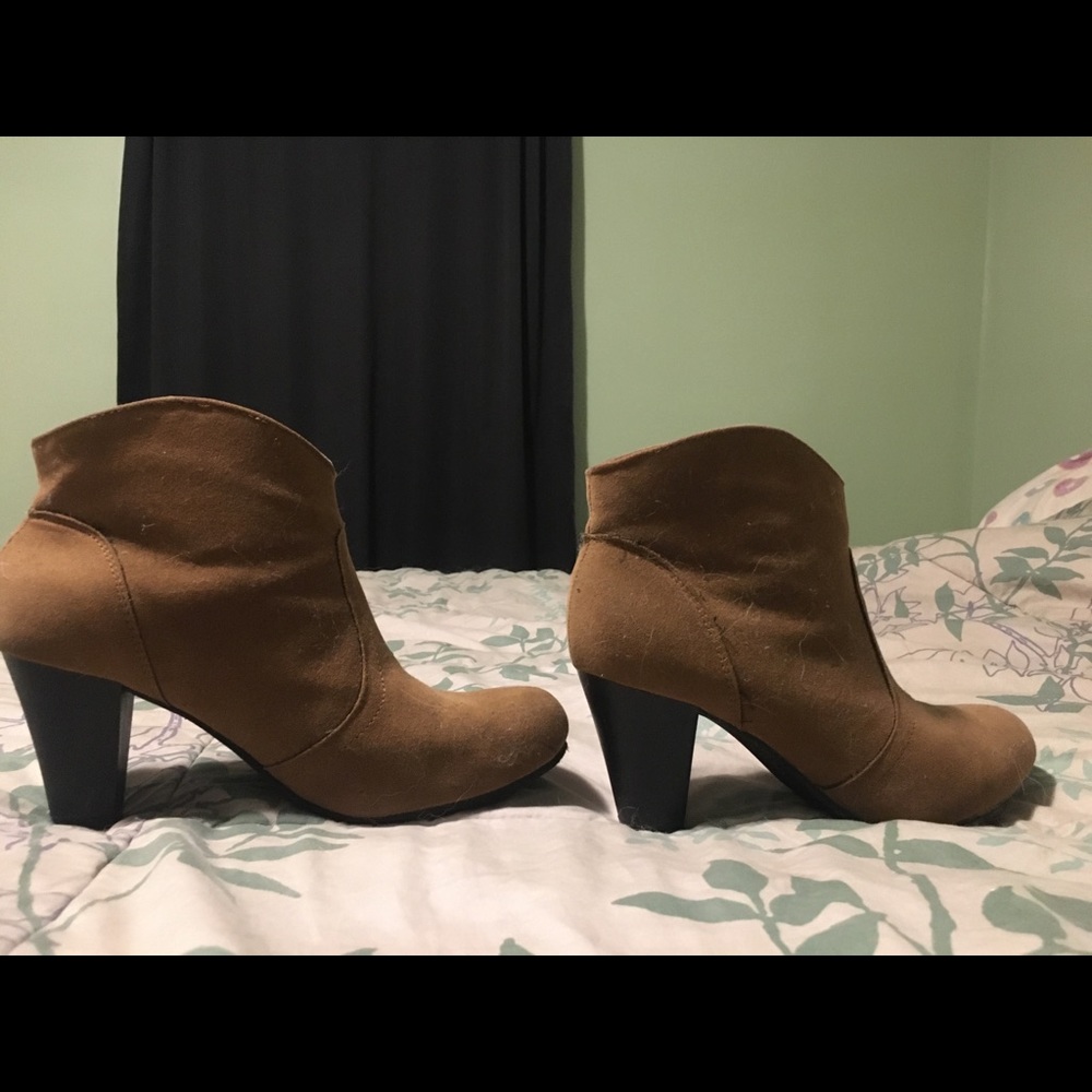 Brown booties